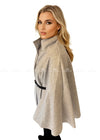 Romily Belted Cape Uk 8 / Grey