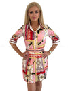 Serafina Multicoloured Shirt & Skirt Set Uk 10 Outfit Sets